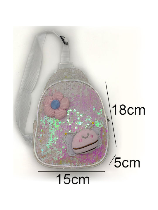 Gift-Me Kinder Rucksack Rucksack Weiß 15cmx5cmx18cmcm