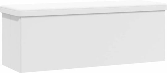 Hallway Furniture with Shoe Rack and Bench White 110x38x38cm