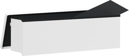 Hallway Furniture with Shoe Rack and Bench White 110x38x38cm