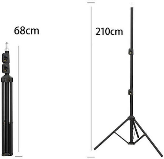 Led Photo Ringlicht 55cm mit Stativ Boden und Halterung für Handy