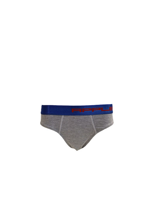 Apple Boxer Men's Brief Grey / Blue