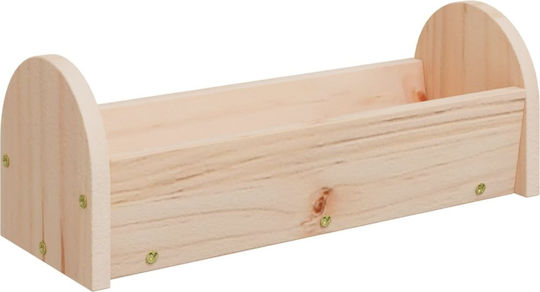 vidaXL Feeder for Rabbit Brown