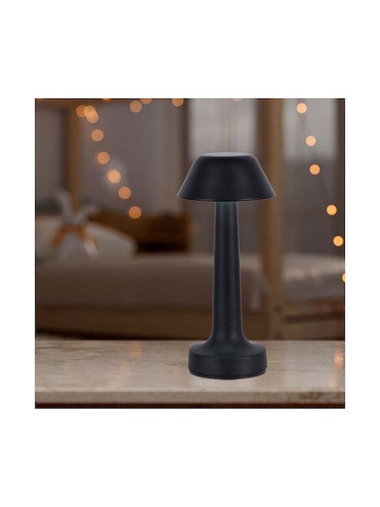 V-TAC Metall Tischlampe LED mit Schwarz Schirm und Basis