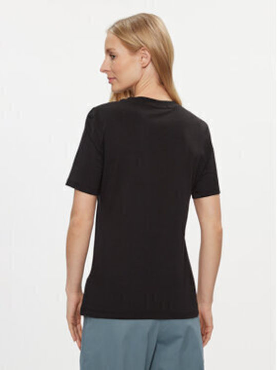 Calvin Klein Logo Γυναικείο T-shirt Μαύρο