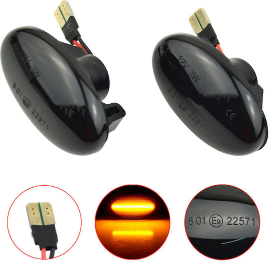 Flash Led 3W 12V for Mercedes-Benz Vito 2pcs