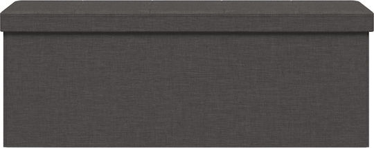 vidaXL Speicherung Dekorative Truhe Hölzernes Gray 110x38x38cm