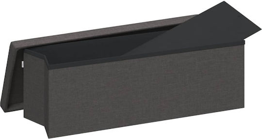 vidaXL Speicherung Dekorative Truhe Hölzernes Gray 110x38x38cm