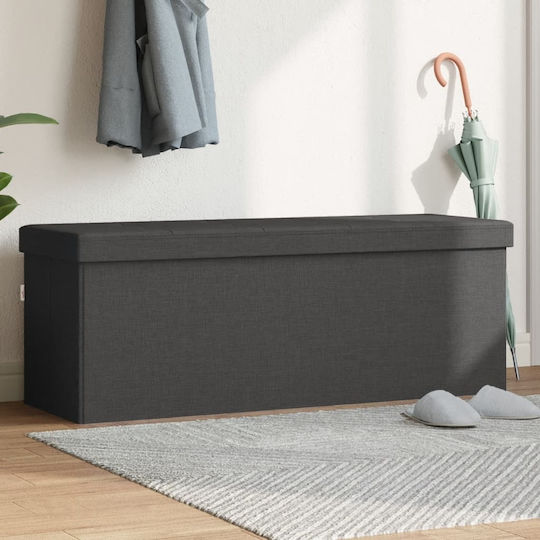 vidaXL Speicherung Dekorative Truhe Hölzernes Gray 110x38x38cm