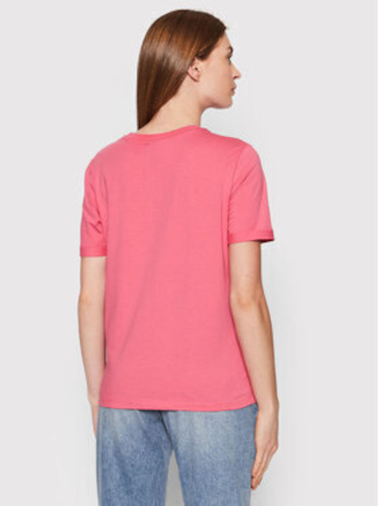 Pieces Women's T-shirt Fuchsia