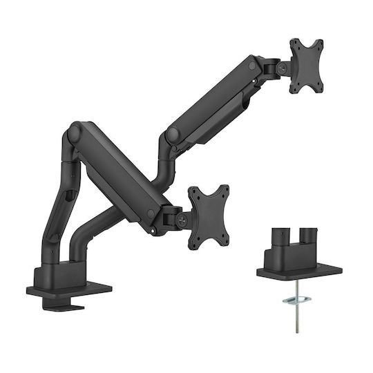 Neomounts DS70S-950BL2 Desktop Stand for 2 Monitors up to 35" with Arm