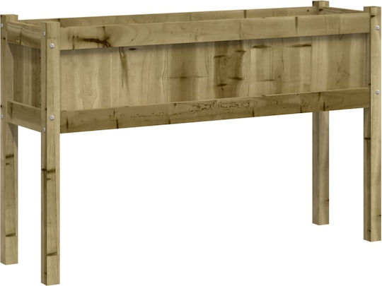 vidaXL Garden Set 2 Planters Wooden Brown