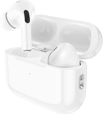 Hoco EW51 In-ear Bluetooth Handsfree Earphones with Charging Case Whitά