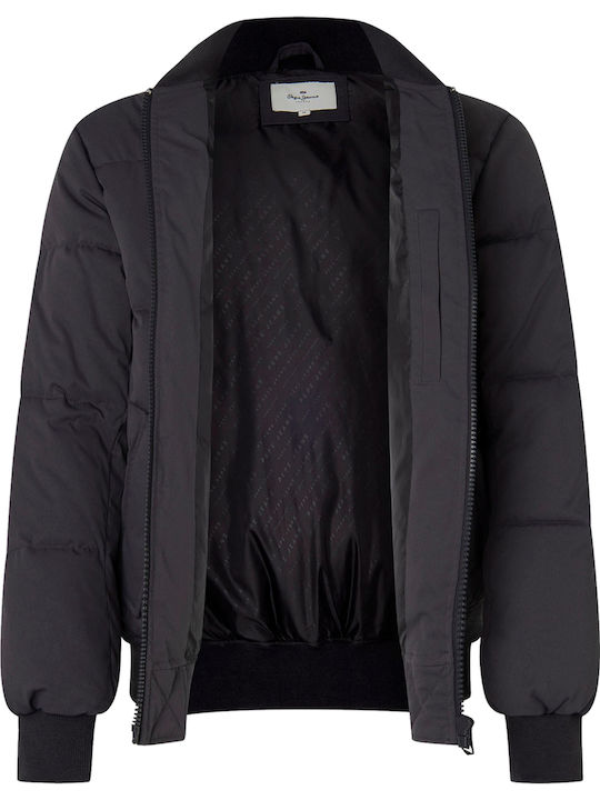 E1 Drop 4b Brun Winter Jacket Black (990/WASHED BLACK)