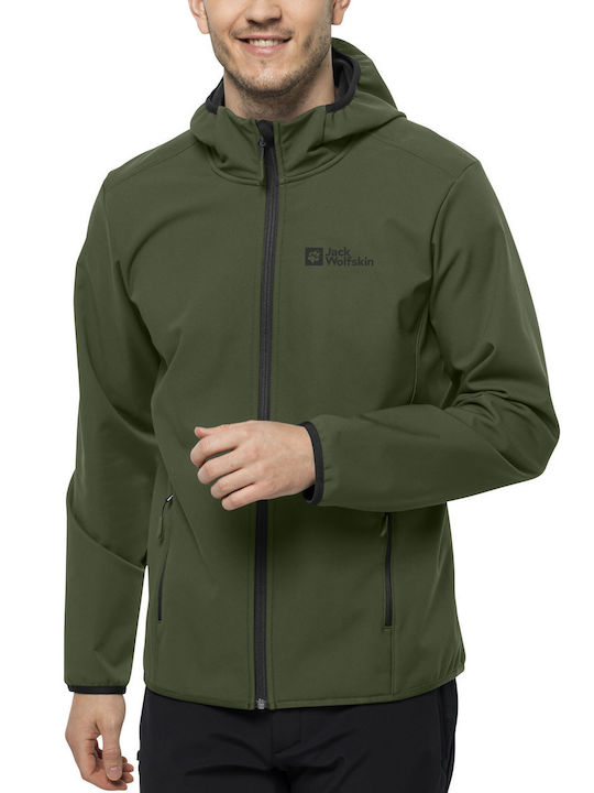 Bornberg Χειμωνιάτικο Μπουφάν Softshell Αδιάβροχο και Αντιανεμικό greenwood