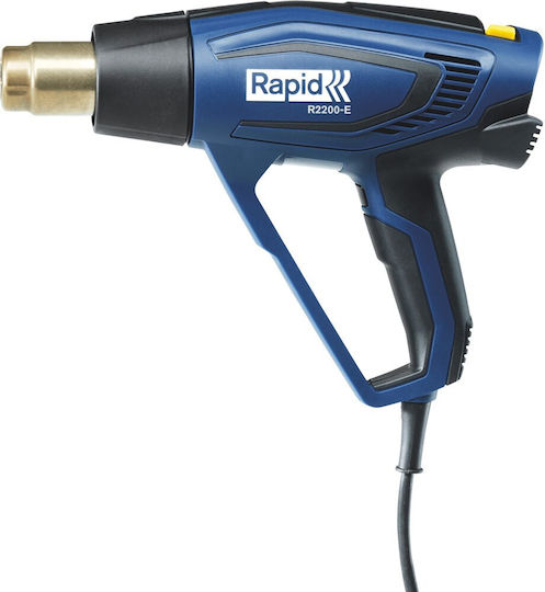 Rapid 5001343 Πιστόλι Θερμού Αέρα 2200W με Ρύθμιση Θερμοκρασίας εως και 650°C