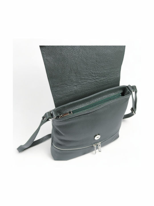 Passaggio Leather Leather Women's Bag Crossbody Green