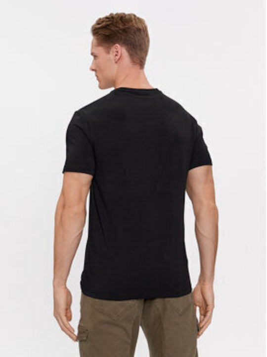 Guess Men's Short Sleeve Blouse BLACK