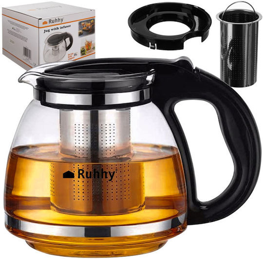 Ruhhy Ruhhy Teekanne mit Filter Glas Transparente 2000ml