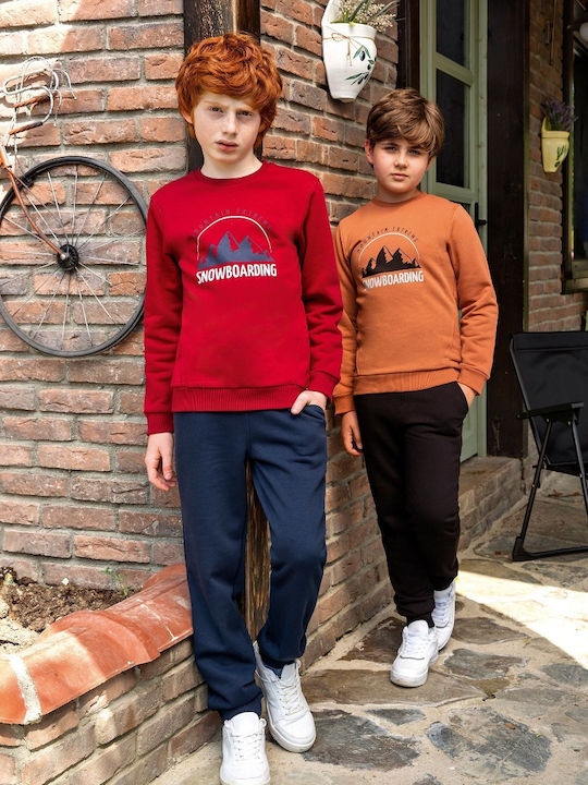 Kinder Sweatpants Set - Jogginganzug Bordeaux 2Stück