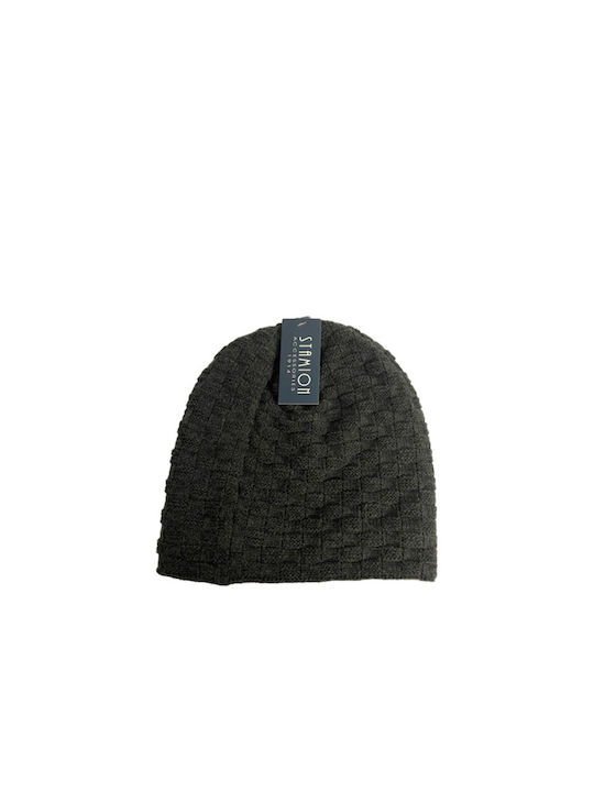 Stamion Beanie Beanie Knitted in Gray color