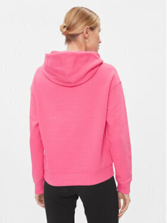 Tommy Hilfiger Badge Women's Hooded Sweatshirt Pink
