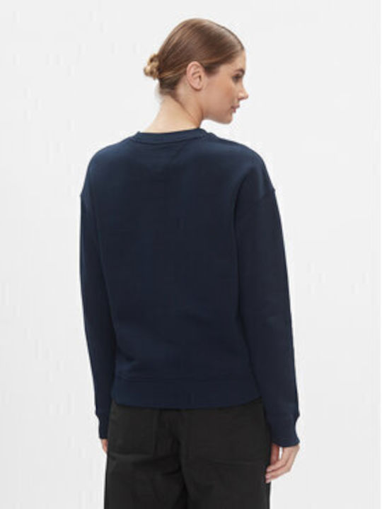 Long Women's Sweatshirt Dark Blue