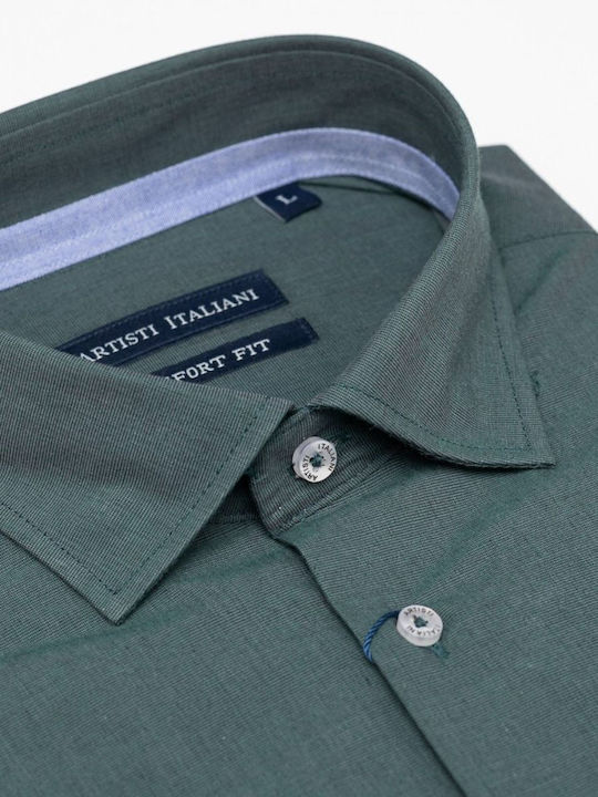 Artisti Italiani Men's Shirt Long Sleeve Green