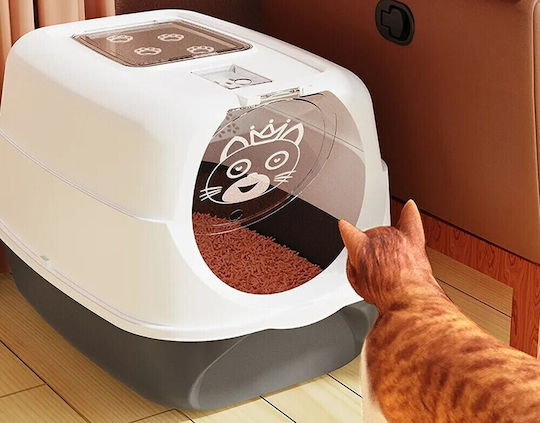 Katzentoilette Geschlossen mit Filter Grün L38 x B57 x H41cm
