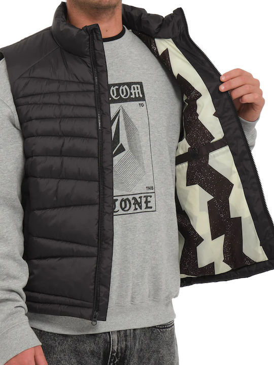 'earth Tripper' Αμάνικο Χειμωνιάτικο Μπουφάν Puffer Μαύρο (BLK/BLACK)