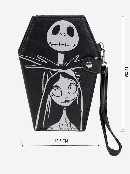 Cerda Nightmare Before Christmas Kids Wallet for Coins with Zipper Black