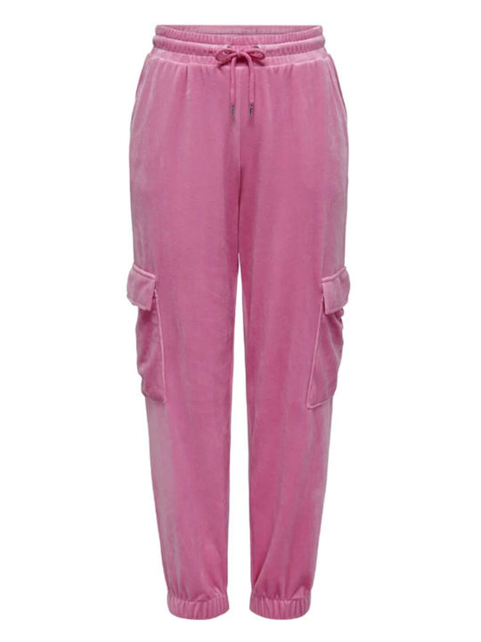 Rebel Σετ Φόρμας Βελουτέ Pink