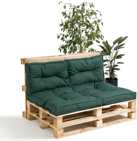 La Redoute Interieurs Waterproof Pallet Bench Cushion Red 120x80cm.