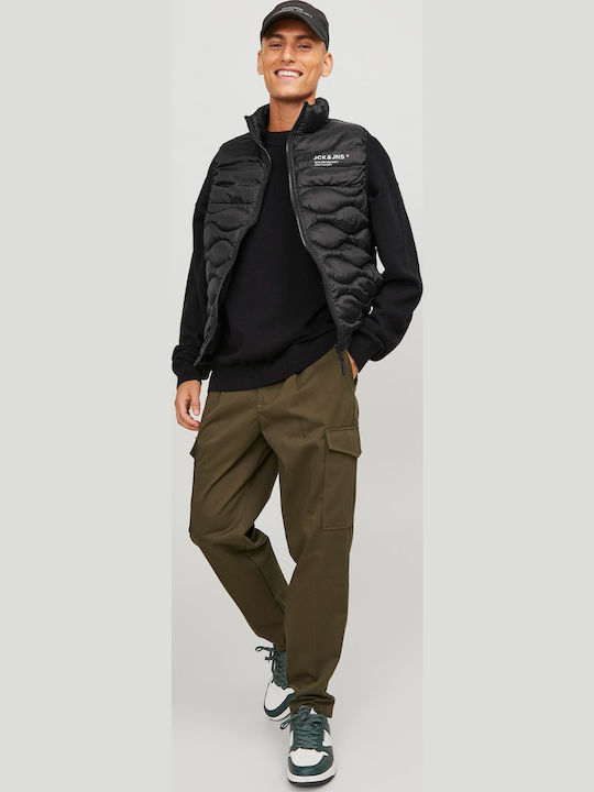 Αμάνικο Μπουφάν Puffer Αδιάβροχο Black
