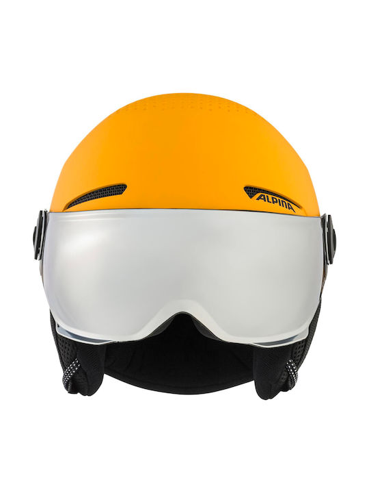 Alpina Zupo Kinder Ski & Snowboard Helm in Gelb Farbe