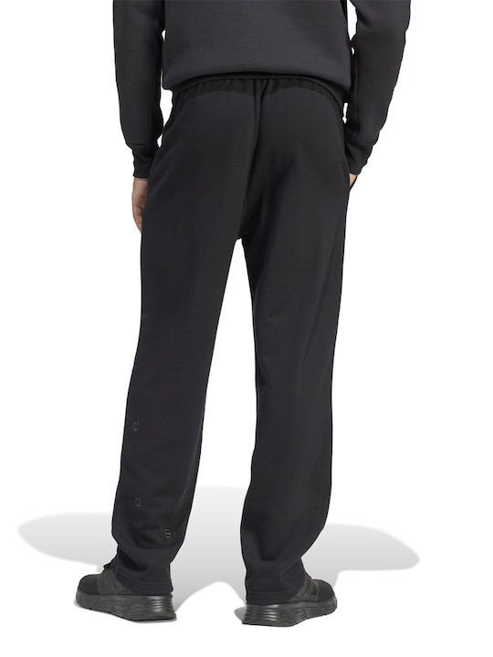 Adidas Bl Ft Men's Sweatpants with Rubber Black