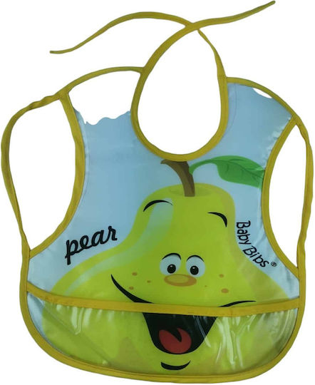 Baby Bibs Αδιάβροχη Σαλιάρα Υφασμάτινη Κίτρινη