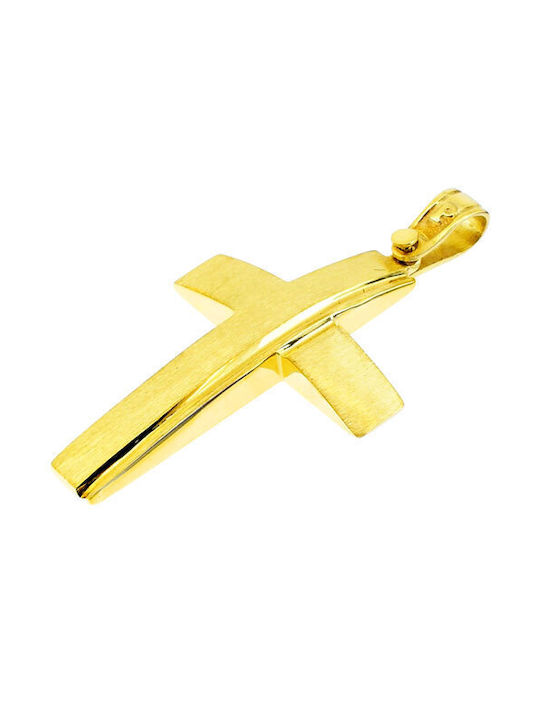 Xrisokosmima Men's Gold Cross 14K with Chain