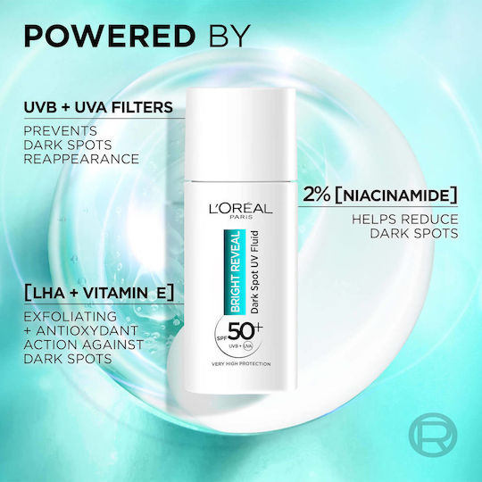 L'Oreal Paris Bright Reveal Sunscreen Face Cream SPF50