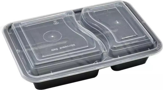 Ecocraft Disposable Plastic PP Tableware Black 50pcs