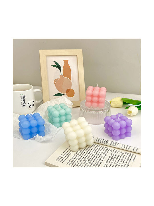 Scented Candle Bubble-cube ML22 Pink