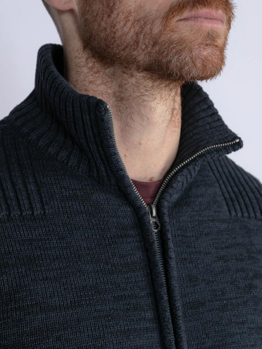 Men's Knitted Cardigan Midnight Navy