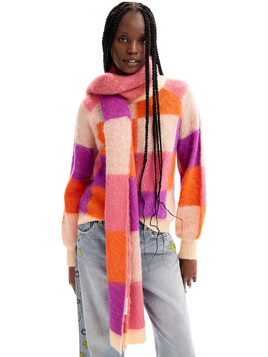 Desigual Women's Wool Scarf Multicolour