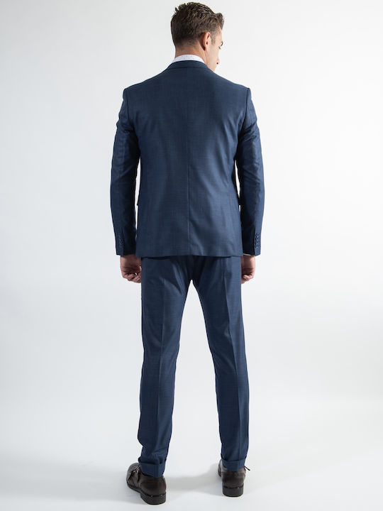 Premium Men's Suit Slim Fit Blue