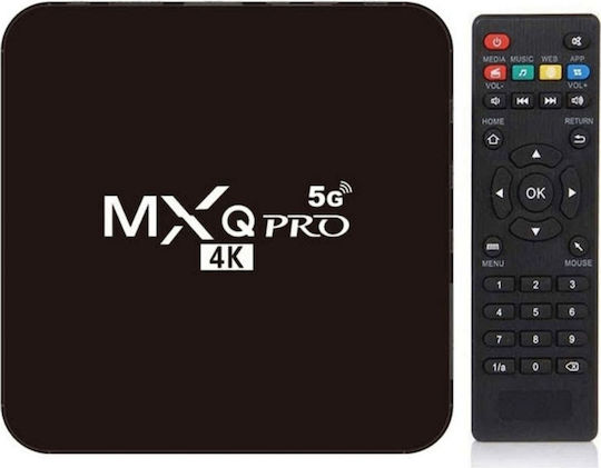 ТВ кутия MXQ Pro 4K 5G 4K UHD с WiFi USB 2.0 16ГБ RAM и 256ГБ Памет за съхранение с Операционна система Android