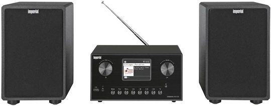 Imperial AV Ηχοσύστημα 2.0 DABMAN i310 22-329-00 40W με CD / Digital Media Player και Bluetooth Μαύρο