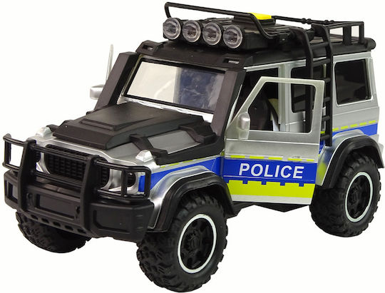 Lean Toys Off Road Spielzeugauto 1:14 Polizei Pull Back für 3+ Jahre