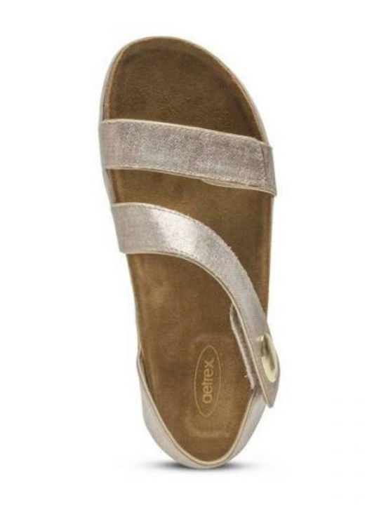 Suede Πέδιλα Χρυσά