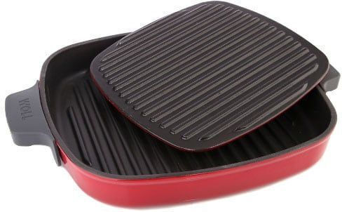 Woll Iron Grătar din Fontă Chili Red Iron 24cm