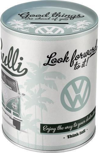 Nostalgic Art VW Good Things Are Ahead Of You Children's Money Box Metal Multicolored 10x10x13cm