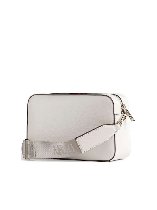 DKNY Bryant Leder Damen Tasche Crossbody Weiß